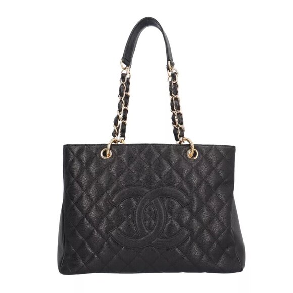 CHANEL Shoulder Bag A50995 Caviarskin Matrasse GST tote - Picture 1 of 11